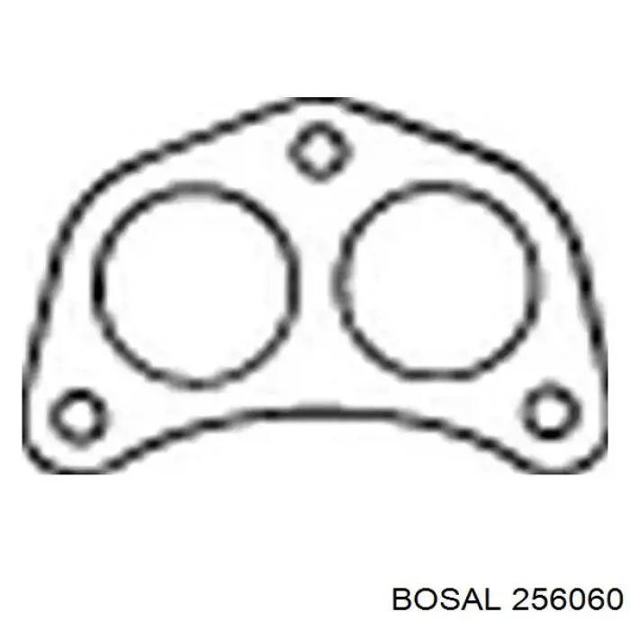 Uszczelka rury odbiornika tłumika Bosal 256060 cena, od 5,77 USD