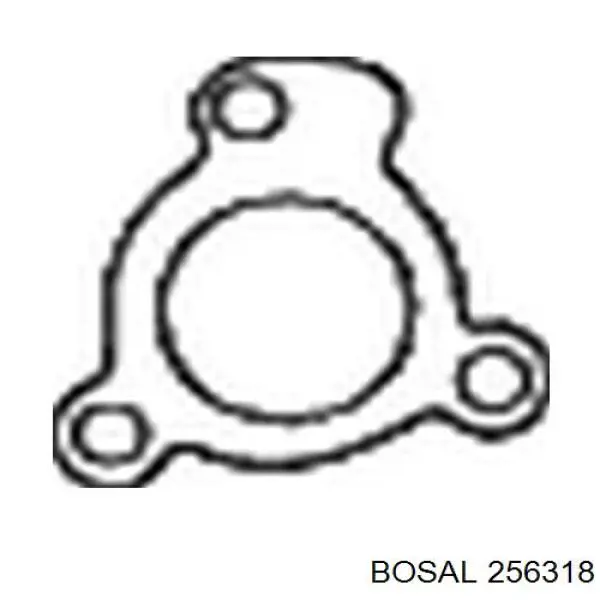 Do koszyka 256318 Bosal Uszczelka rury odbiornika tłumika