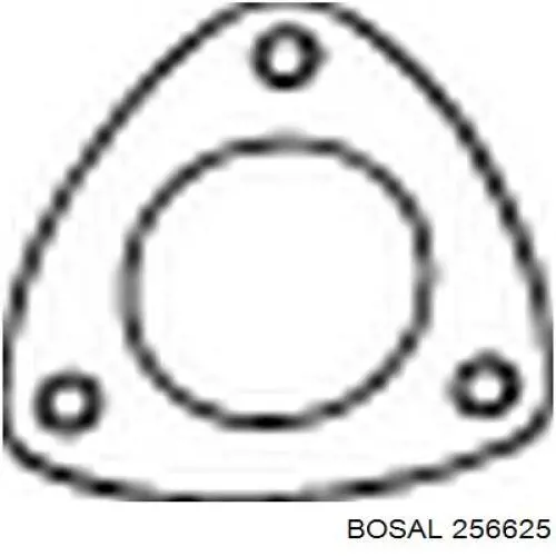 Uszczelka rury odbiornika tłumika Bosal 256625 cena, od 5,18 USD