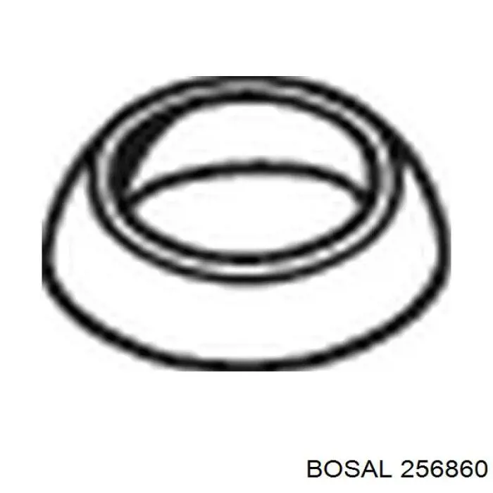 Uszczelka rury odbiornika tłumika Bosal 256860 cena, od 6,08 USD