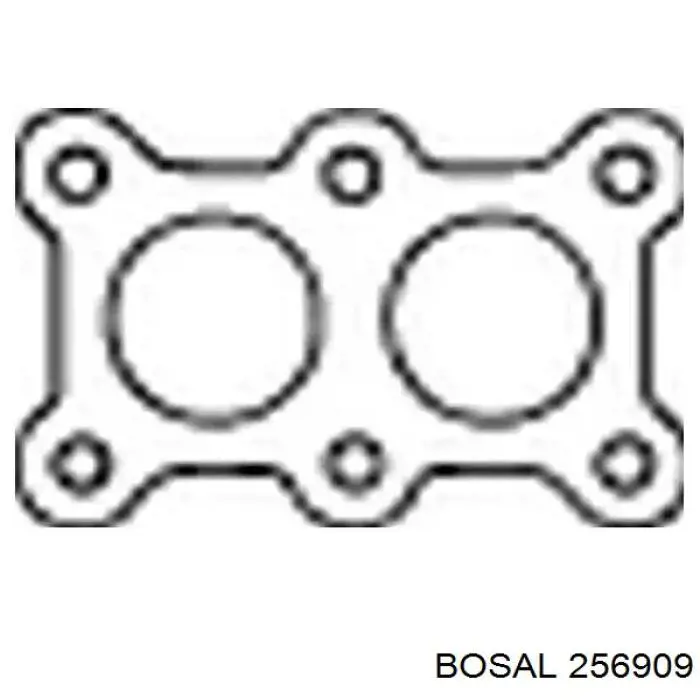 Uszczelka rury odbiornika tłumika Bosal 256909 cena, od 6,82 USD