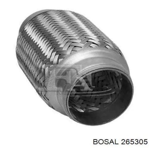 Do koszyka 45X100 Euroex Łącznik elastyczny wydechu