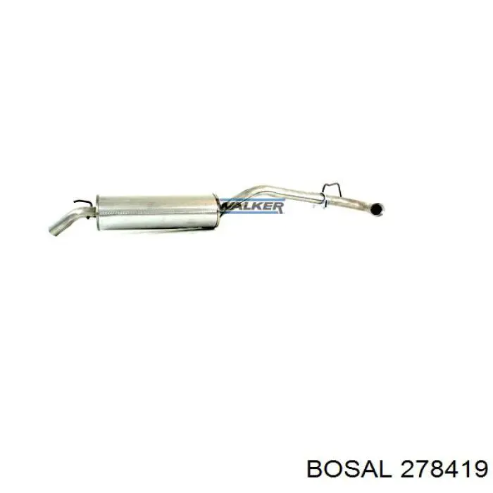 Do koszyka 7700842928 Renault (RVI) Tłumik, tylna część