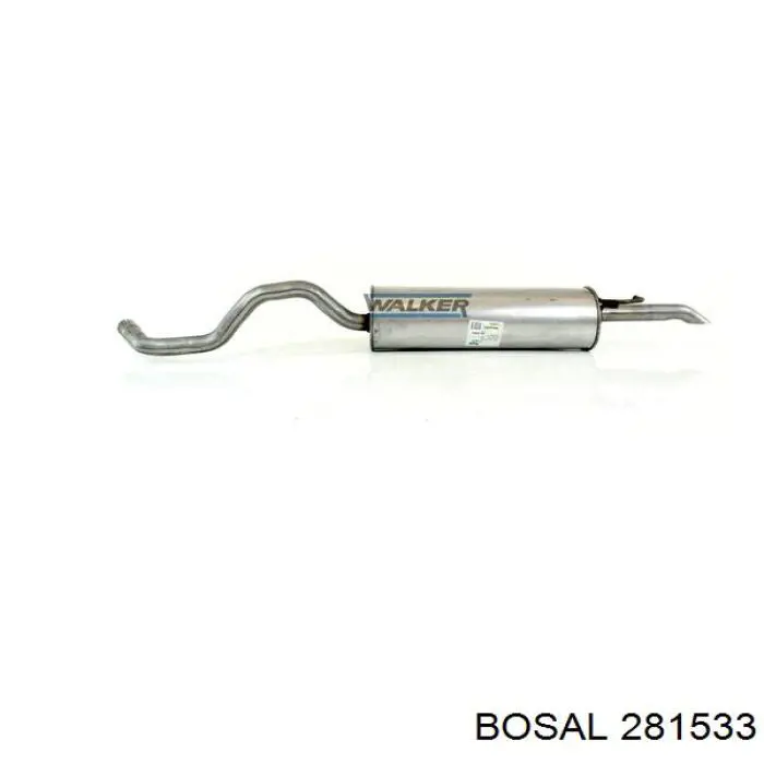 Do koszyka 281533 Bosal Tłumik, tylna część
