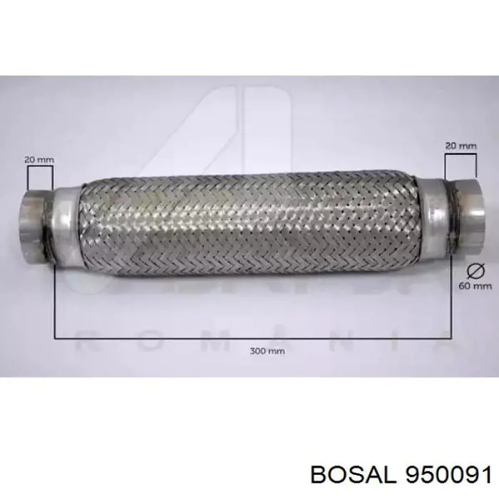 Do koszyka JZW253681H VAG Tłumik, tylna część