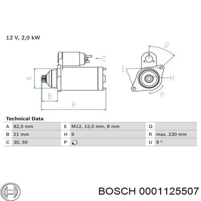 Do koszyka 0001125507 Bosch Rozrusznik