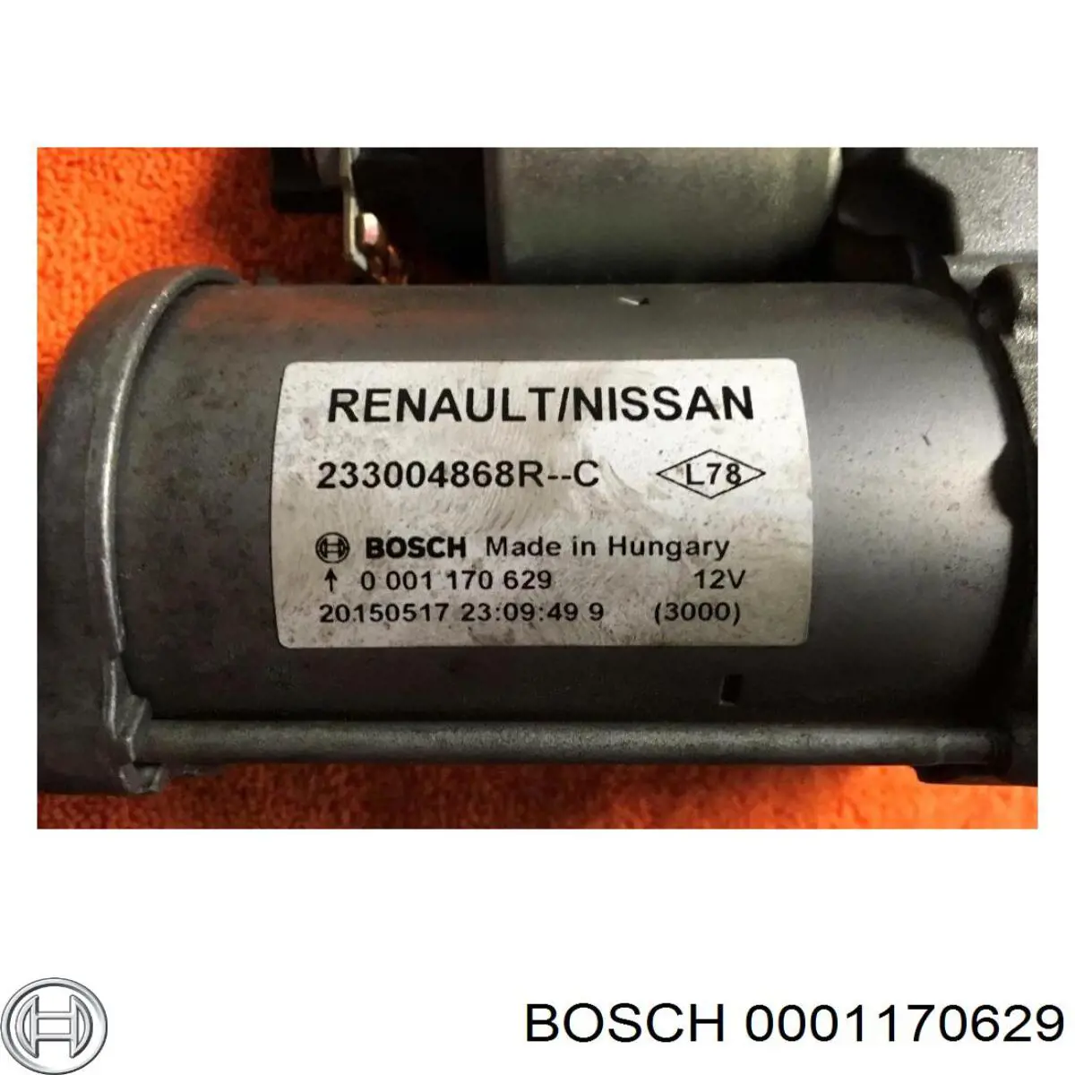 0001170629 Bosch Rozrusznik