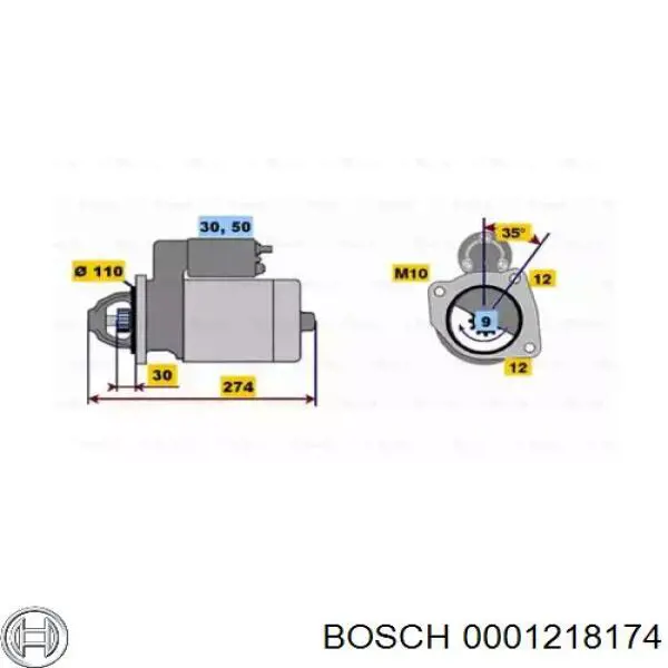 Do koszyka 0001218174 Bosch Rozrusznik