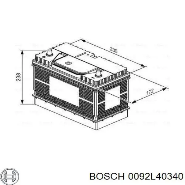 3T5760 Caterpillar bateria (akumulator)