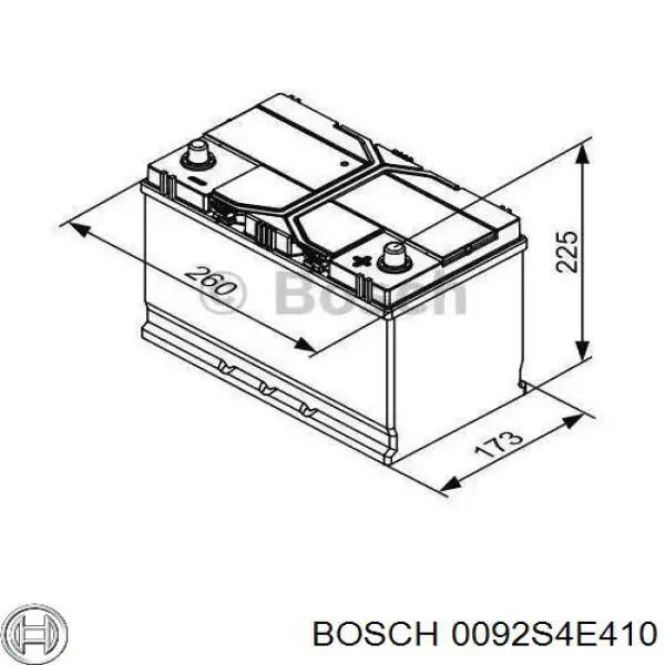 Do koszyka E51518520 Mazda Bateria (akumulator)