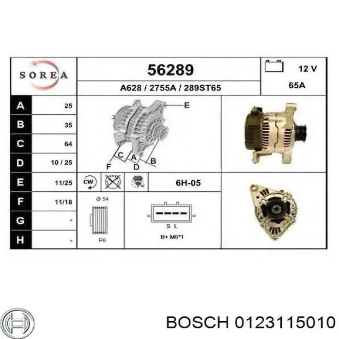 Do koszyka Alternator Nissan Micra  K11