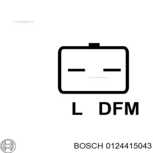 Alternator Bosch 0124415043 cena, od 111,37 USD