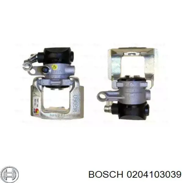 Zacisk hamulcowy tylny lewy Bosch 0204103039 cena, od 15,49 USD
