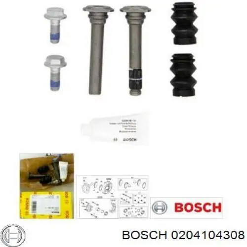 Do koszyka 0204104308 Bosch Zestaw naprawczy zacisku hamulcowego przedniego
