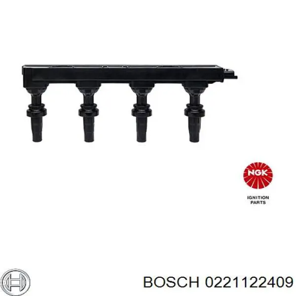 Cewka zapłonowa 0221122409 Bosch
