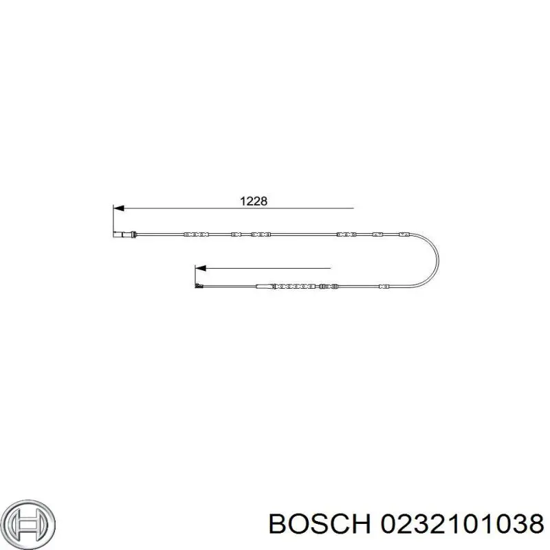 0232101038 Bosch Czujnik Halla