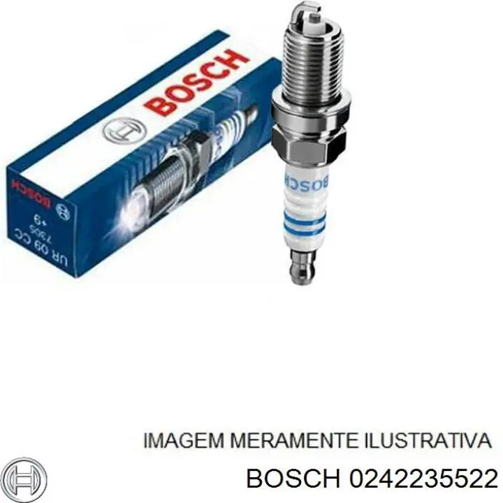 Świeca zapłonowa 0242235522 Bosch