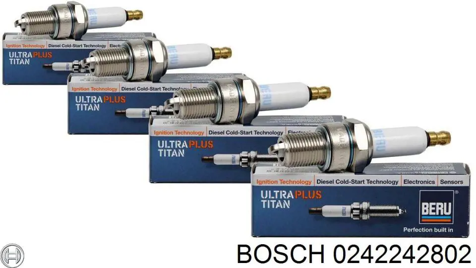 Świeca zapłonowa Bosch 0242242802 cena, od 5,99 USD