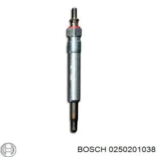 Świeca żarowa Bosch 0250201038 cena, od 9,85 USD