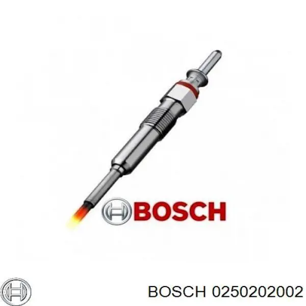 Do koszyka 0250202002 Bosch Świeca żarowa