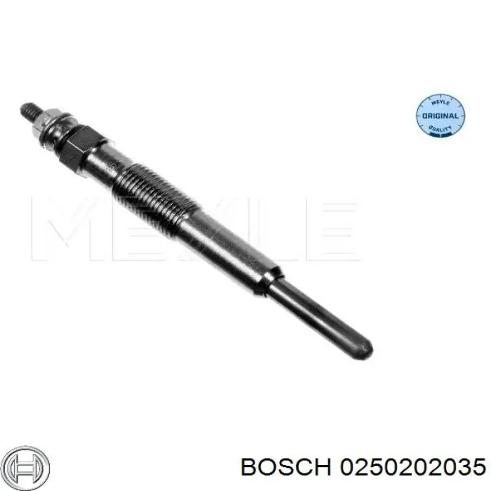 Świeca żarowa Bosch 0250202035 cena, od 13,27 USD