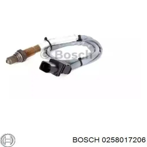 0 258 017 206 Bosch sonda lambda czujnik tlenu przed katalizatorem