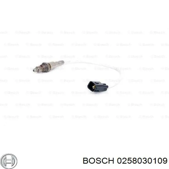 0258030109 Bosch sonda lambda, czujnik tlenu