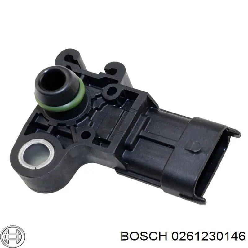Do koszyka 0261230146 Bosch Czujnik ciśnienia w kolektorze ssącym, MAP
