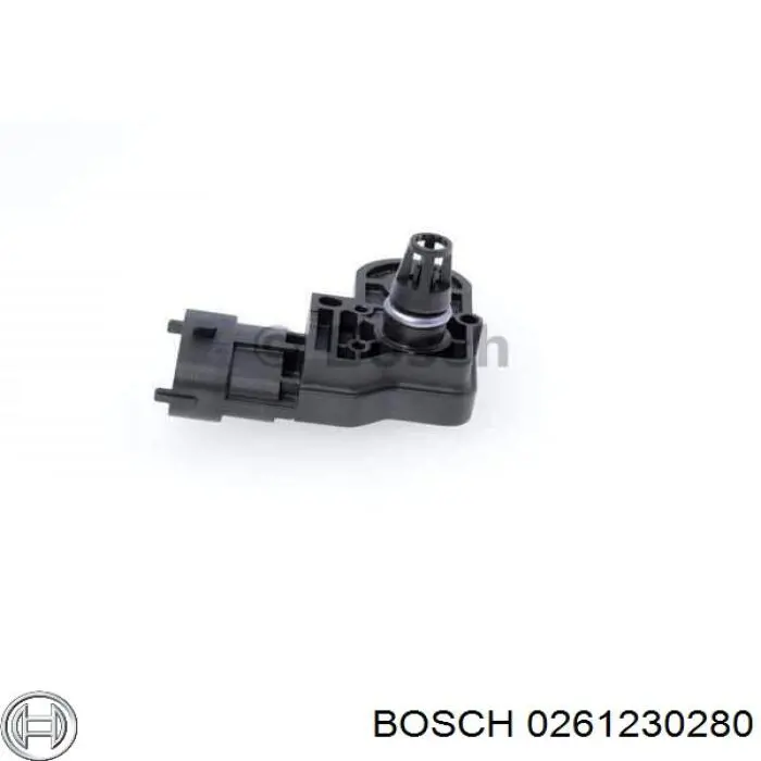 0261230280 Bosch Czujnik ciśnienia w kolektorze ssącym, MAP