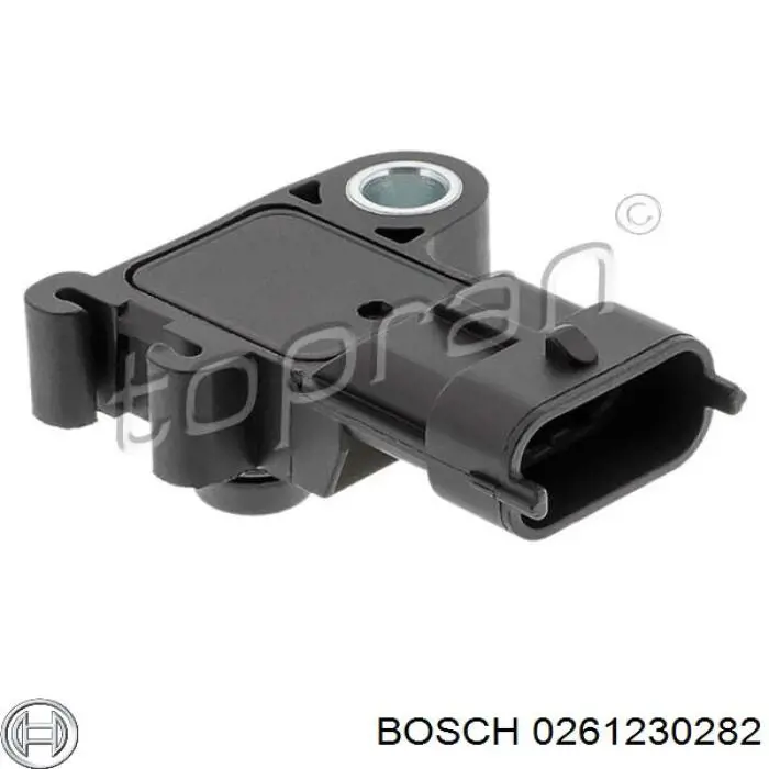 Czujnik ciśnienia w kolektorze ssącym, MAP 0261230282 Bosch