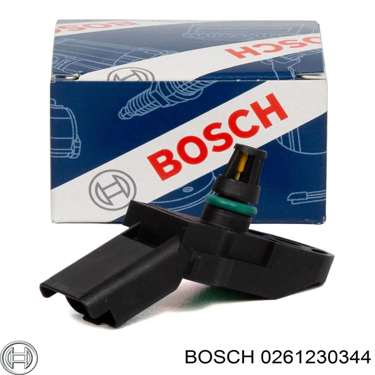 0261230344 Bosch czujnik ciśnienia w kolektorze ssącym, map