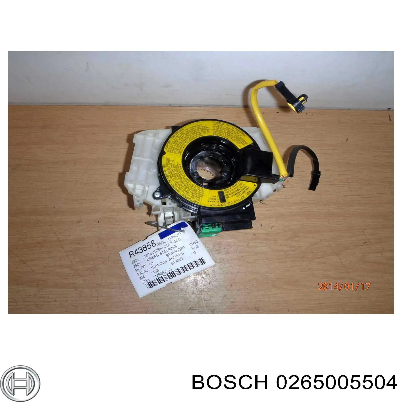 Czujnik kąta skrętu kierownicy Mitsubishi Colt VI hatchback (Z3A) (2004 - 2008) cena, od  
