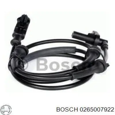 0265007922 Bosch czujnik abs tylny