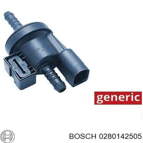 Zawór odpowietrzający zbiornika paliwa Bosch 0280142505 cena, od 38,37 USD