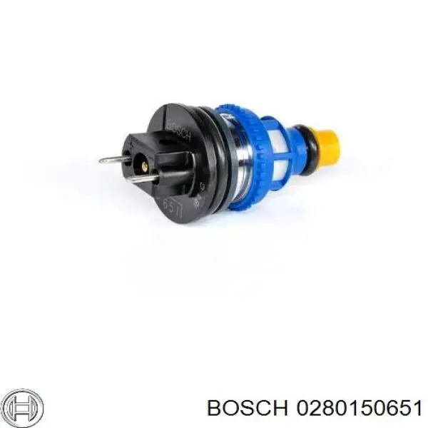 Do koszyka 0280150651 Bosch Wtryskiwacz paliwa