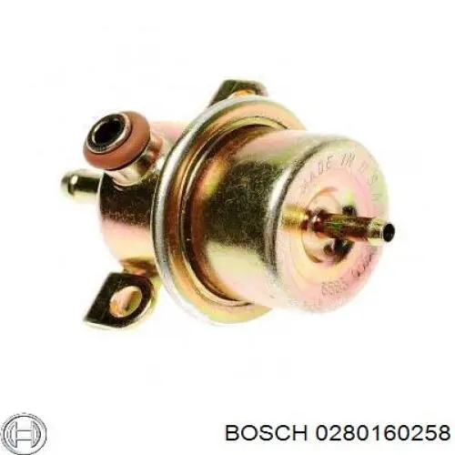 0280160258 Bosch Regulator ciśnienia paliwa w listwie paliwowej