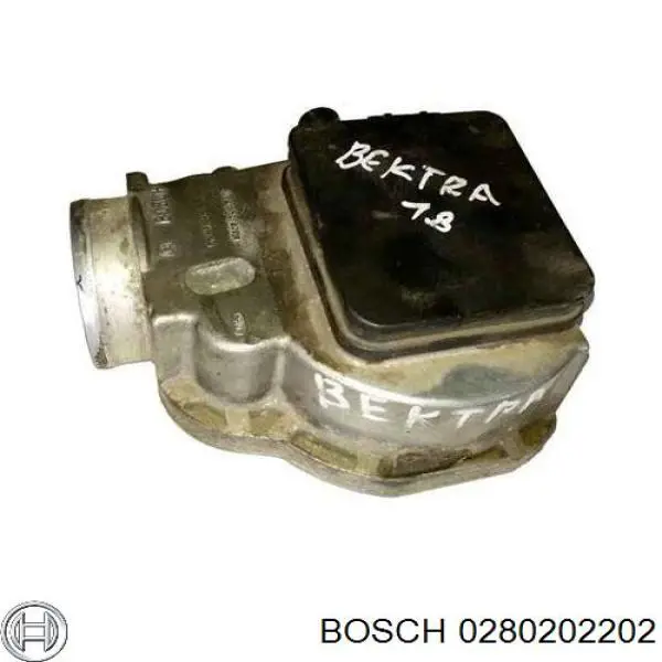 0280202202 Bosch Czujnik przepływu powietrza, przepływomierz powietrza M.A.F.