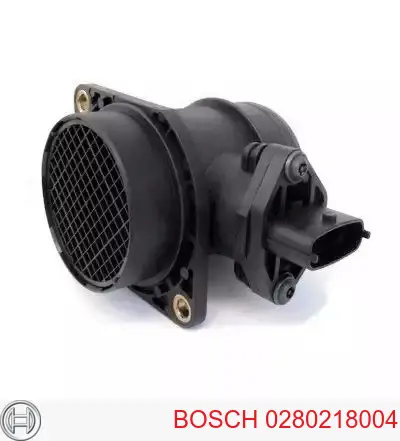 Czujnik przepływu powietrza, przepływomierz powietrza M.A.F. Bosch 0280218004 cena, od 72,68 USD