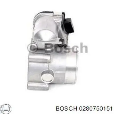 Do koszyka 0280750151 Bosch Przepustnica, komplet