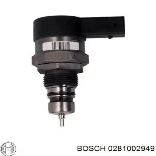 0281002949 Bosch regulator ciśnienia paliwa w listwie paliwowej