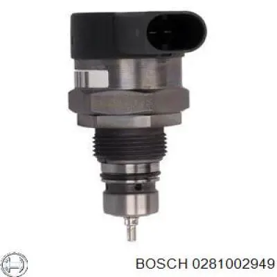 Regulator ciśnienia paliwa w listwie paliwowej 281002949 Bosch
