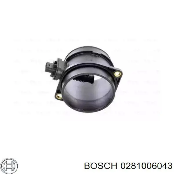 Czujnik przepływu powietrza, przepływomierz powietrza M.A.F. Bosch 0281006874 cena, od 69,81 USD