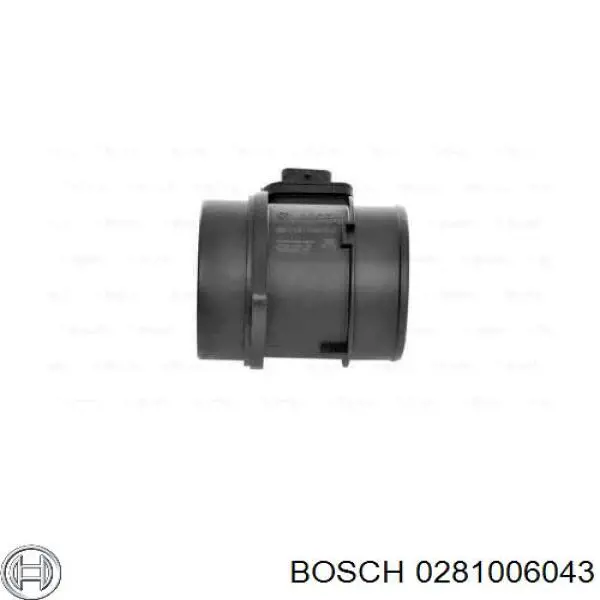 0281006874 Bosch Czujnik przepływu powietrza, przepływomierz powietrza M.A.F.