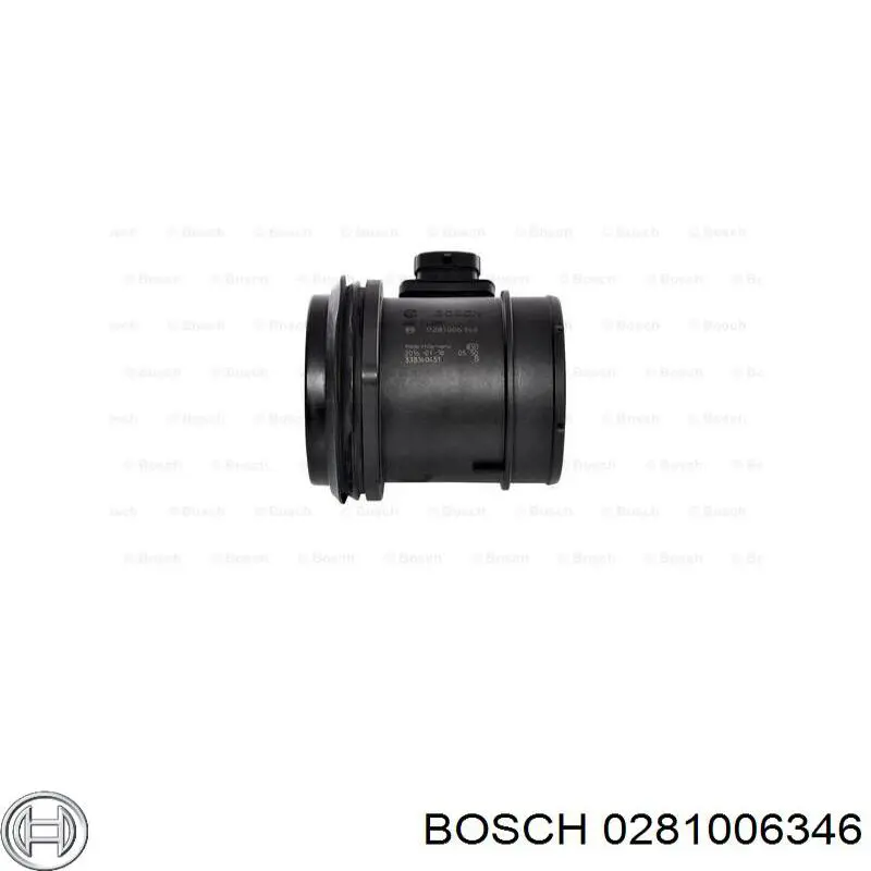 Do koszyka 281006833 Bosch Czujnik przepływu powietrza, przepływomierz powietrza M.A.F.