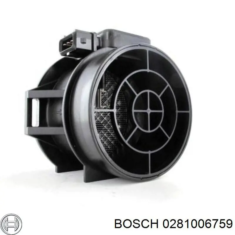 Czujnik przepływu powietrza, przepływomierz powietrza M.A.F. Bosch 0281006759 cena, od 47,43 USD