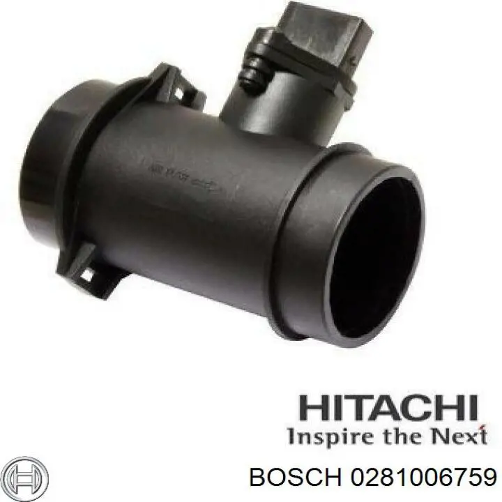 0281006759 Bosch Czujnik przepływu powietrza, przepływomierz powietrza M.A.F.