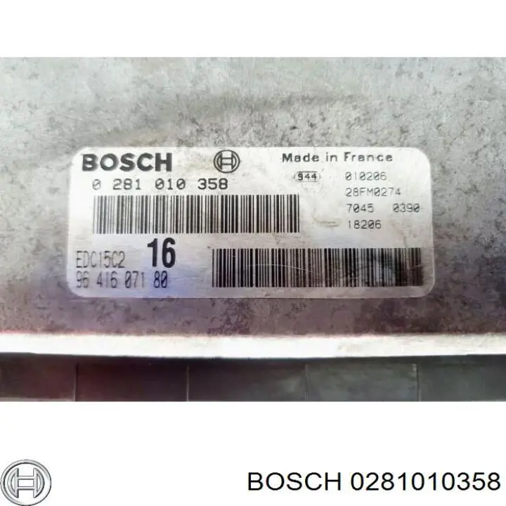 Sterownik silnika Citroen Xsara Picasso minivan (N68) (2000 - 2010) cena, od 103,13 USD