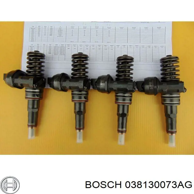Wtryskiwacz paliwa 038130073AG Bosch