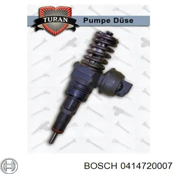 Wtryskiwacz paliwa Bosch 0414720007 cena, od 96,55 USD