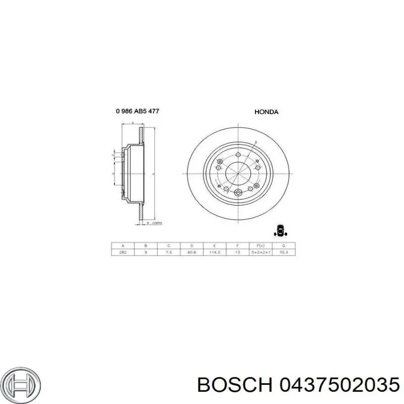 Wtryskiwacz paliwa Bosch 437502035 cena, od 44,69 USD